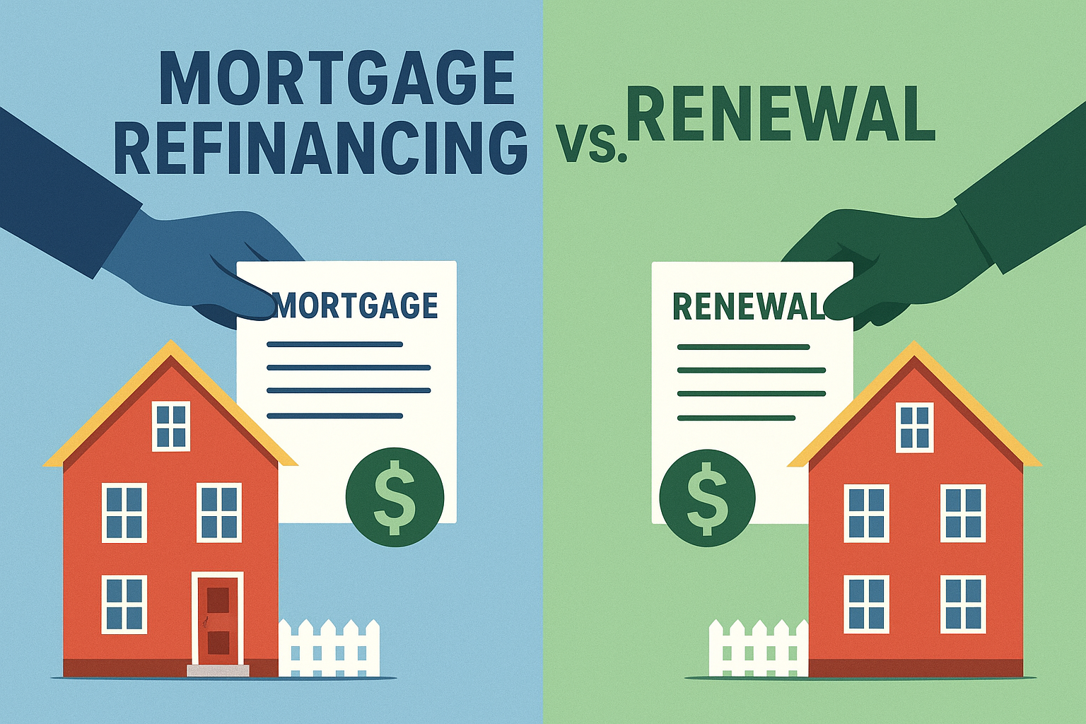 Mortgage Refinancing vs. Renewal